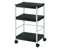 Desserte à plateaux S Noir H.74 x L.45 x P.36 cm