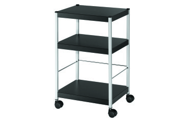 Desserte à plateaux S Noir H.74 x L.45 x P.36 cm