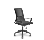 
Silla Ergo535 negra basculante respaldo malla negro asiento tela negro ruedas nailon