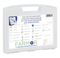 Valise de secours Atelier Mécanique et de Maintenance 4/6 personnes