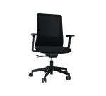 Ergonomische bureaustoel AXIS - met 3D armleuningen - verstelbare zitdiepte - Synchroon mechanisme