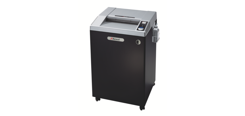 Destructeur de documents manuel Rexel RLWX39 - large entrée - P4 coupe croisée