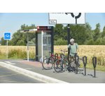 Poteau range 2 vélos