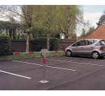 Barrière de parking double bras pour 2 places de parking