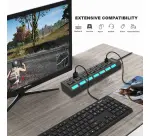 HUB Multipuerto USB 7 Puertos