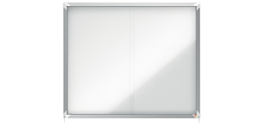 Vitrina magnética NOBO Premium Plus de puerta corredera 15 x A4