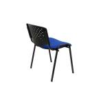 Silla confidente Pétrola - pack de  4 - Azul