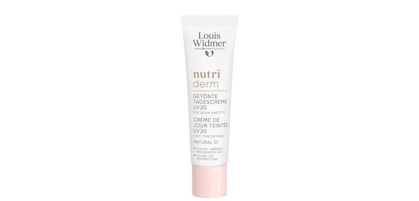 Widmer nutriderm Crème de Jour Teintée UV 20 - Naturel 01 30 ml sans parfum
