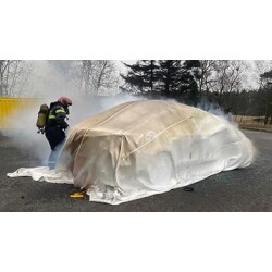 Couverture anti-feu pour voiture