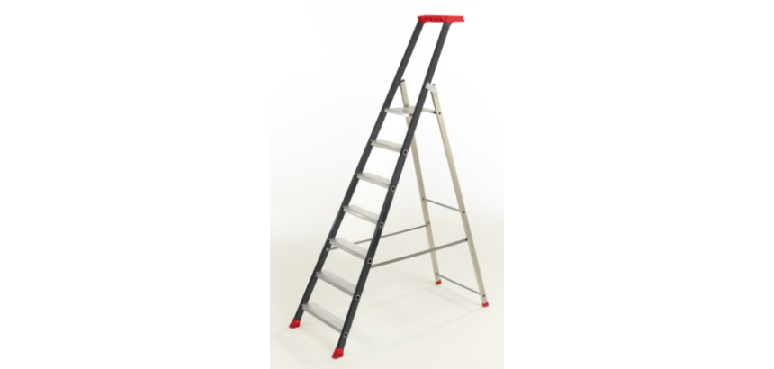 Escabeau professionnel 7 MARCHES "Prolux plus"