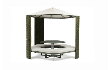 Outdoor sofas and benches