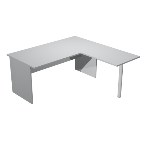 Mesa oficina Presto ArtExport pata panel 160 ala lateral - Gris