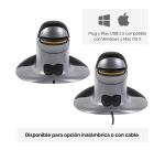 Ratón ergonómico vertical inalámbrico ambidiestros Fellowes Penguin, tamaño S
