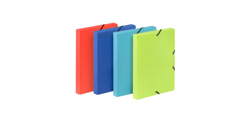 Boîte de classement COOLBOX A4 - Dos 3 cm - polypropylène - FEEL'EASY VIQUEL - coloris assortis