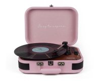 PRIXTON Tocadiscos Rosa VC600