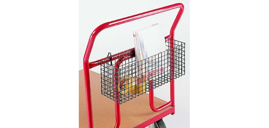 Panier à fil pour diable pliant maille 25 x 25 mm 500 x 150 x 200 mm