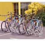 Râtelier 9 vélos sur 2 niveaux - Côte à côte