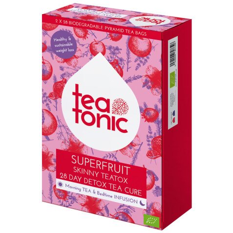 Teatonic SUPERFRUIT SKINNY TEATOX - cure de thé amincissante de 28 jours