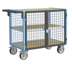 Servante établi équipée, 2 portes grillagées verrouillables, 500 kg