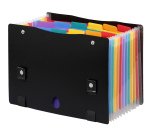 Trieur à soufflet EXTEND'CASE RAINBOW CLASS Viquel 12 positions multicolore