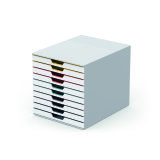 Module de classement Durable Varicolor® Mix 10 tiroirs liseré de couleur