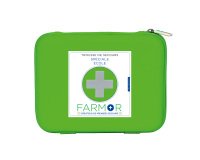 Trousse de secours École grand modèle en PU vert