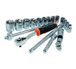 Coffret de serrage 1/4" 46 pièces