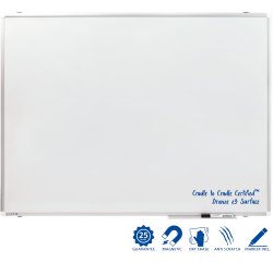 Tableau blanc émaillé PREMIUM PLUS 90x180cm - Legamaster