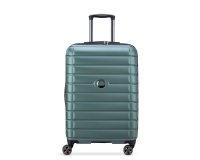 Maleta Delsey Shadow 5.0 Trolley 66 cm 4 Ruedas dobles Verde