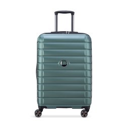 Maleta Delsey Shadow 5.0 Trolley 66 cm 4 Ruedas dobles Verde