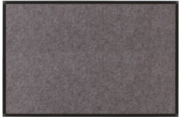 Tablero de PET fonoabsorbente New Gen Bi-Office enmarcado en aluminio negro