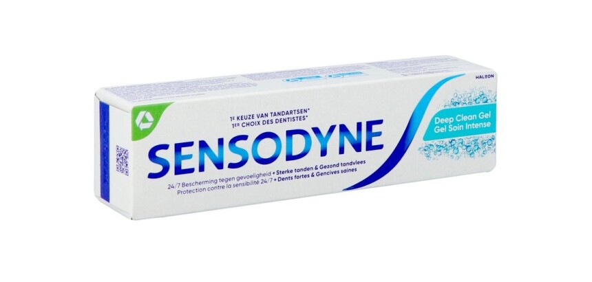 Sensodyne gel soin intense dentifrice tube 75ml