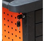 Servante équipée de 29 outils avec 6 modules