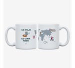 Kit Taza + Calcetines "Un viaje lo cura todo" Talla 42-46

