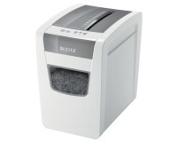 Destructora Leitz IQ Slim Home Office P4, blanco/plata
