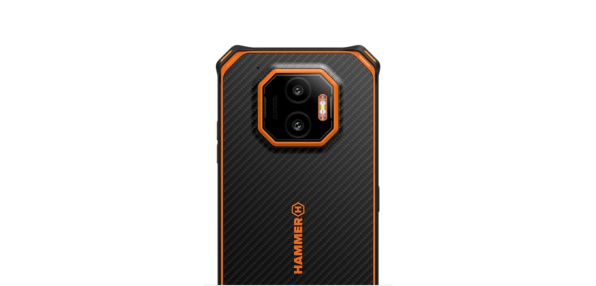 Hammer Energy X2 4G 6" VoLTE 6+(6)+128GB Black-Orange Smartphone rugerizado