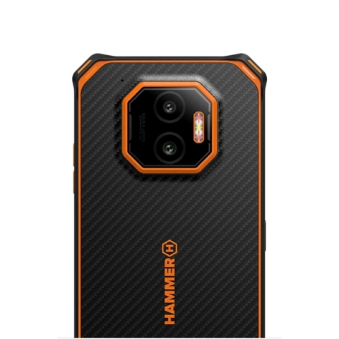 Hammer Energy X2 4G 6" VoLTE 6+(6)+128GB Black-Orange Smartphone rugerizado