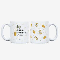 Taza "Papá, eres la caña" 350ml cerámica 
