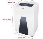 Destructora de documentos HSM SECURIO P44i, nivel de seguridad 5, corte en partículas, 27 hojas
