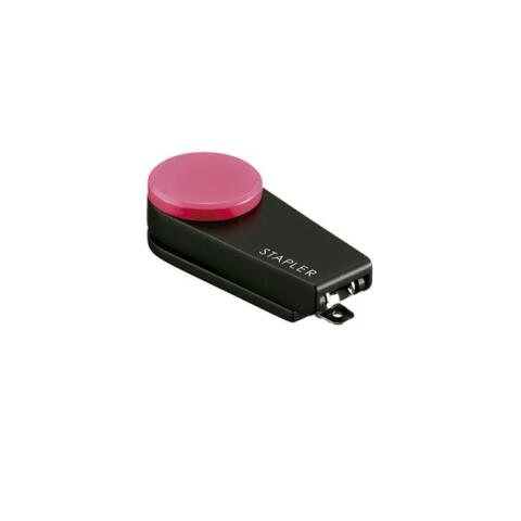 Grapadora mini Max - Capacidad 12 hojas Rosa