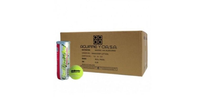 Cajón de bolas Bullpadel Premium Pro/ 24 packs de 3 unidades
