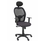 Silla de oficina Alocén malla con brazos regulables y cabecero