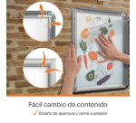 Porta póster A3 Nobo Essence con esquinas ingleteadas