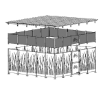 Réhausse pour abri suivant M107VSUIRO/TB/BA