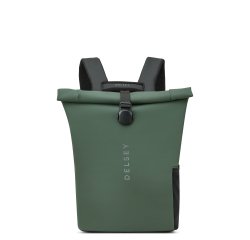 Delsey Turenne - Sac à dos mini roll top vert