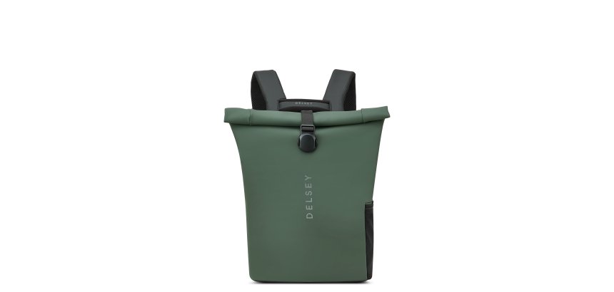 Delsey Turenne - Sac à dos mini roll top vert