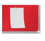 Tablero de anuncios de fieltro de formato panorámico Nobo Impression Pro de 1220x690 mm