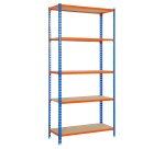 Estantería Simon maderclick mini 5/400 azul/naranja/madera