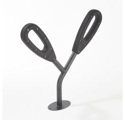 Poteau range 2 vélos papillon