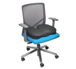 Cojín Kensington de gel frío y viscoelástica negro
